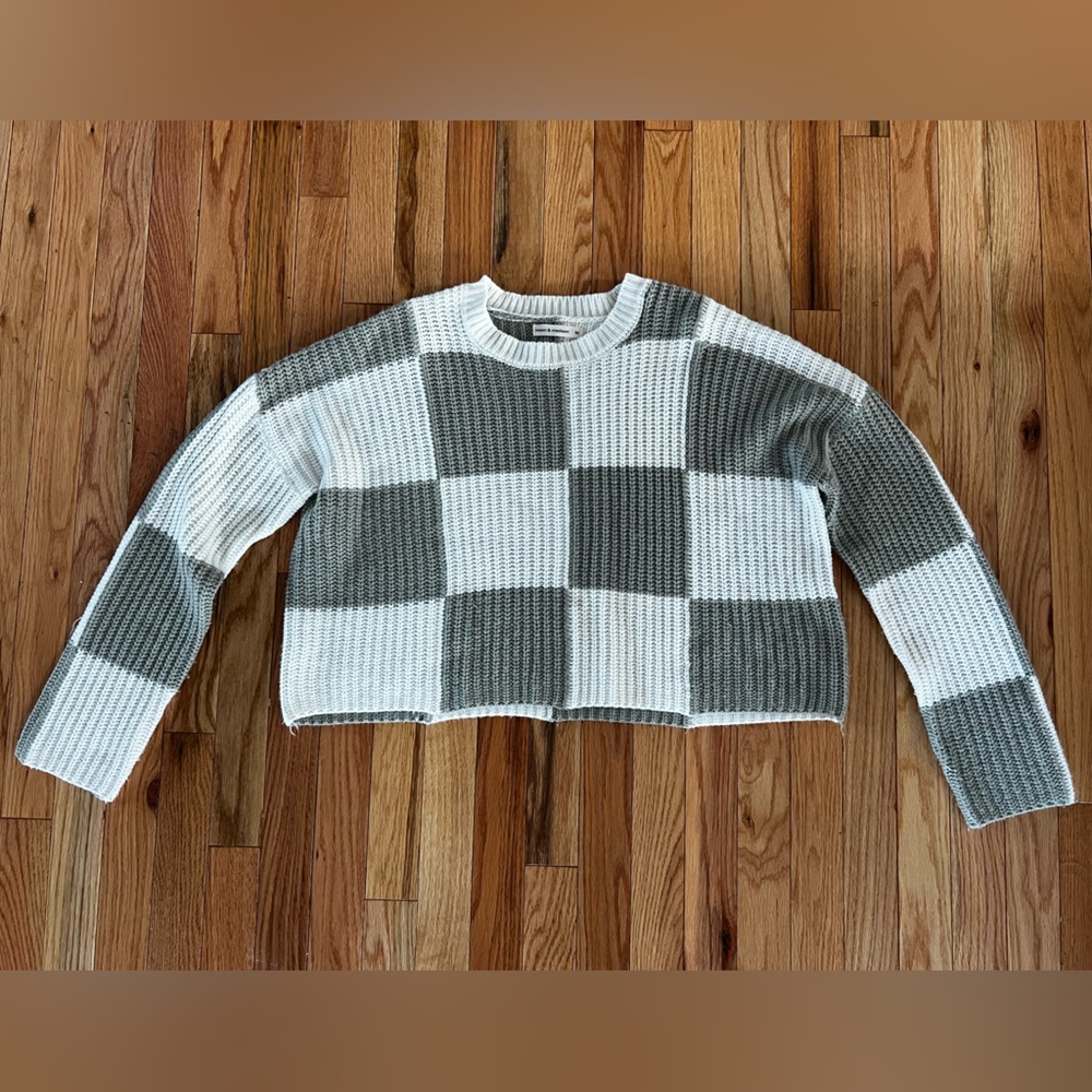 Moon & Madison check sweater